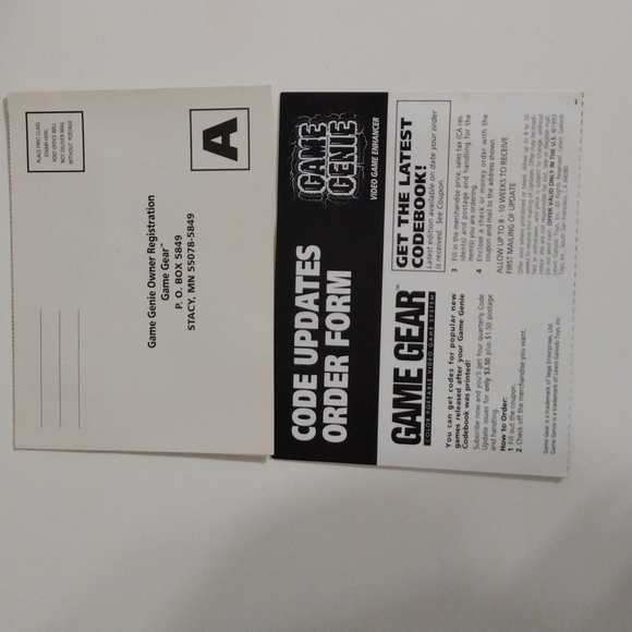 Vintage Sega game genie video game enhancer game gear - Picture 10 of 13